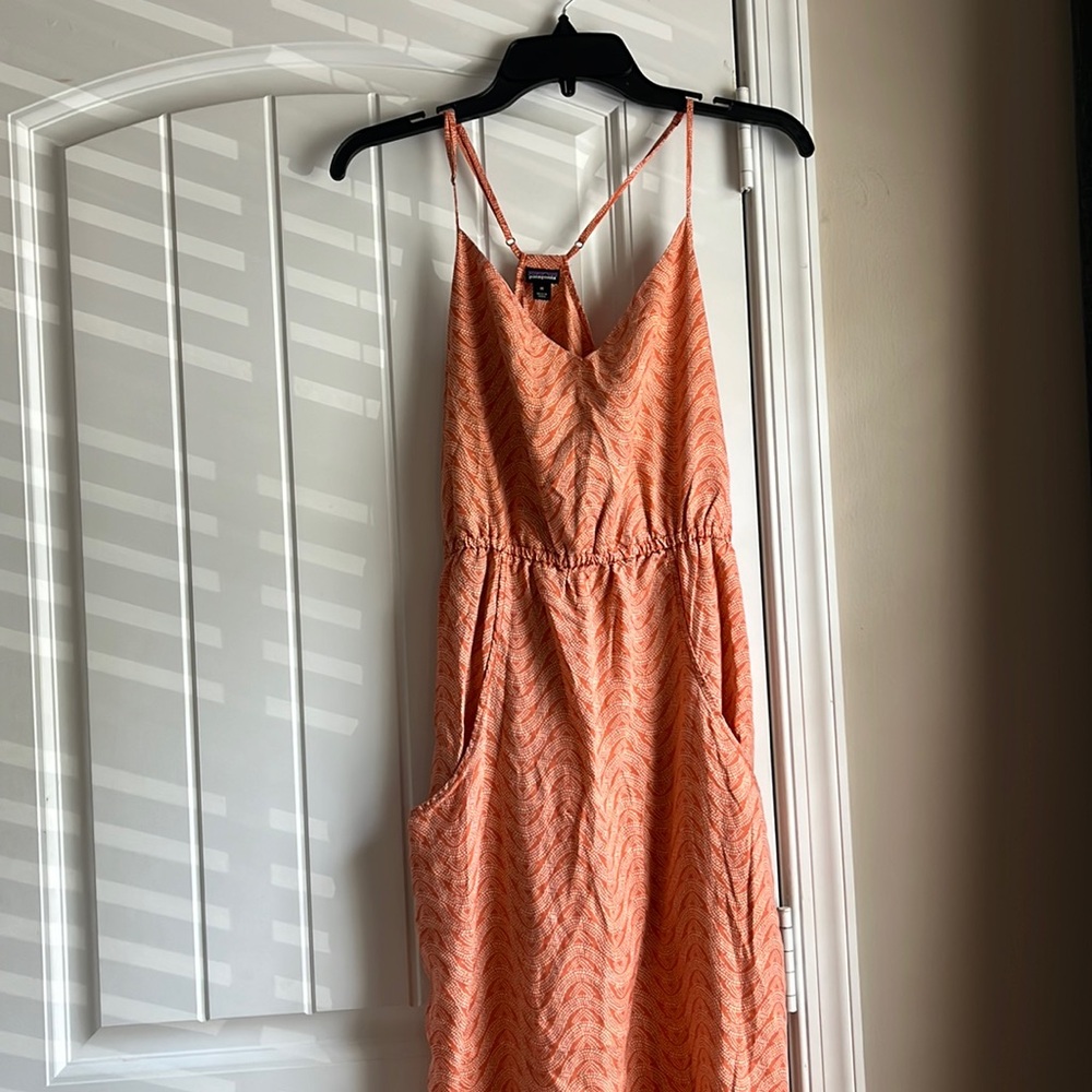 Patagonia Orange Sundress M